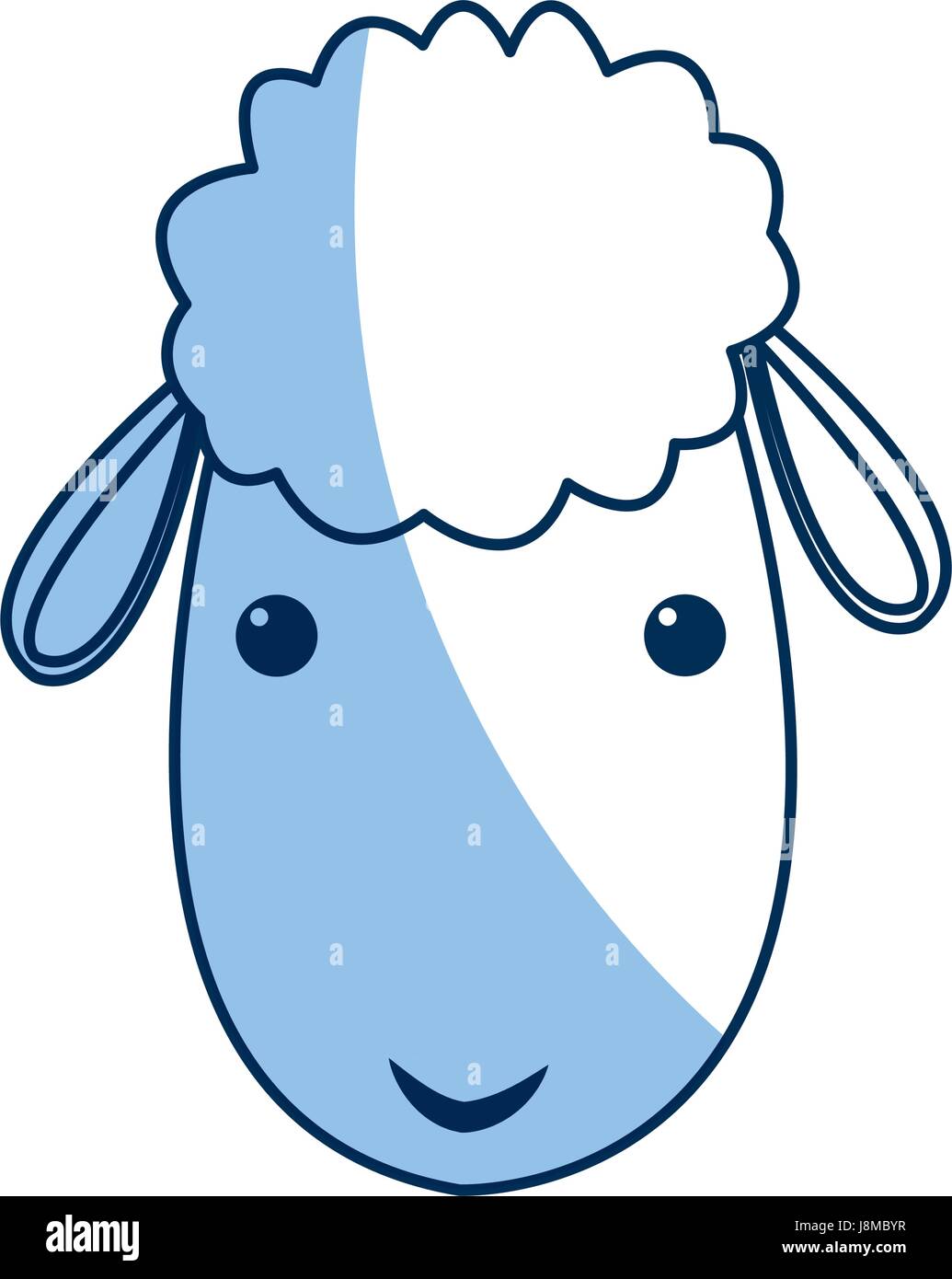 cute sheep manger character image Stock Vector Image & Art - Alamy