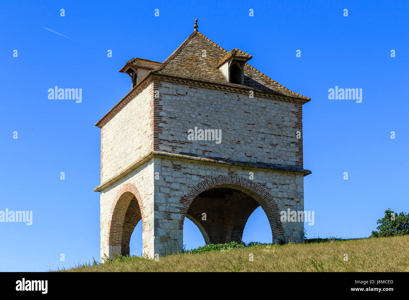 France, Lot et Garonne, Penne d’Agenais, dovecote Stock Photo