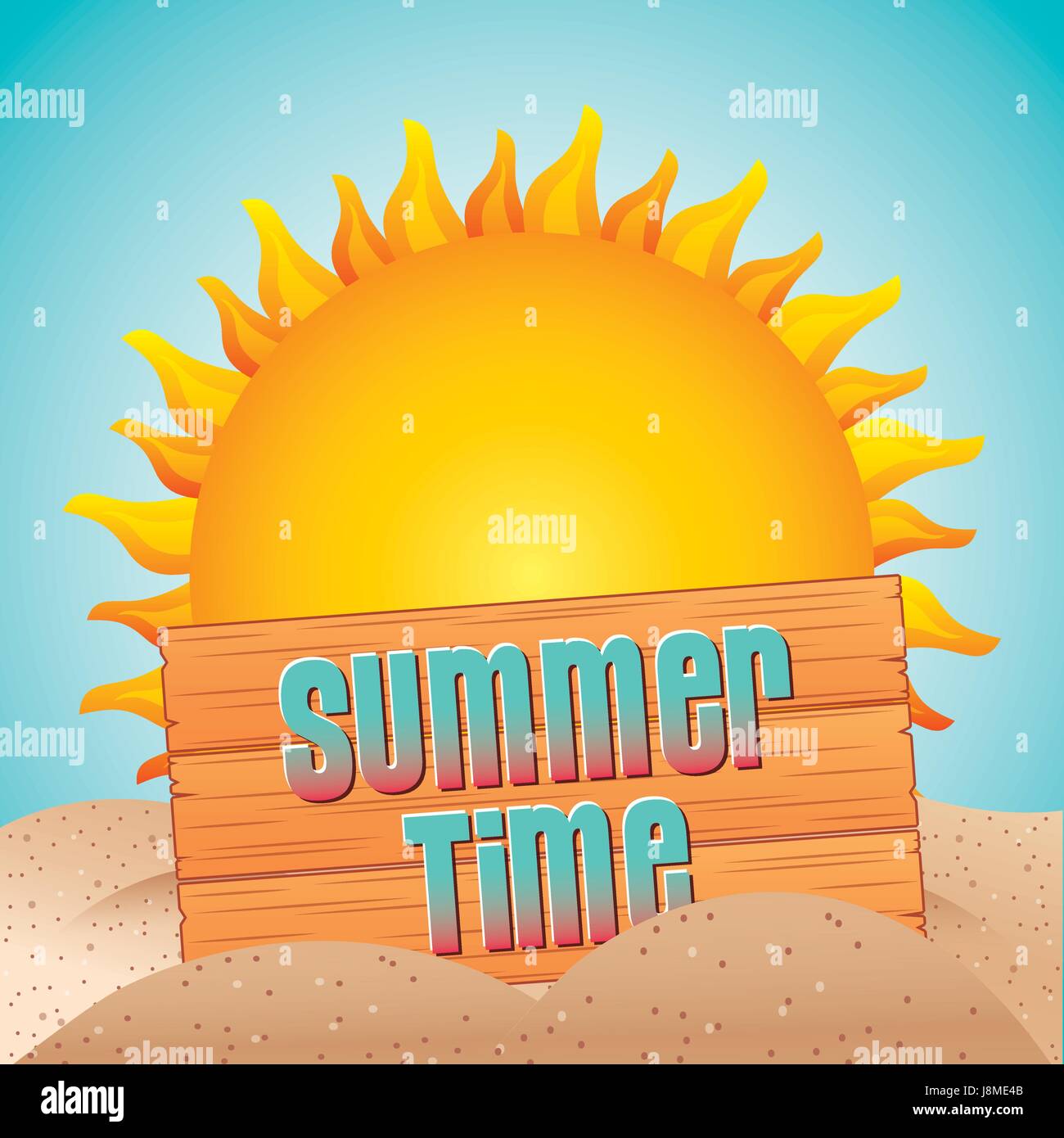 tropical beach vacation image Stock Vector Image & Art - Alamy