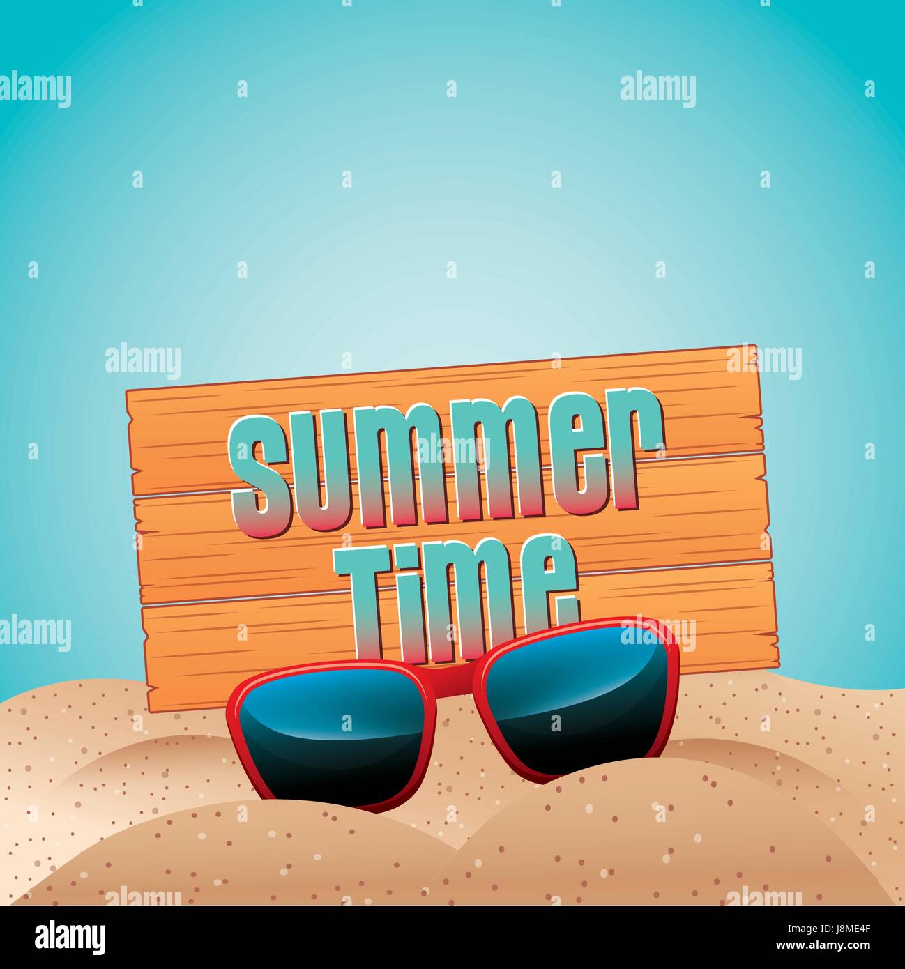 tropical beach vacation image Stock Vector Image & Art - Alamy