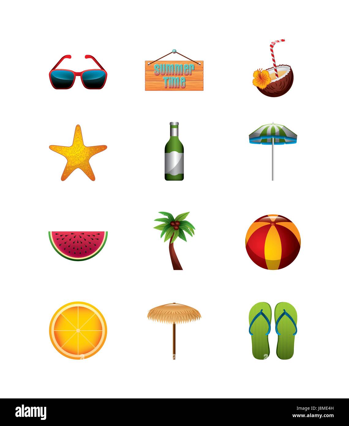 tropical beach vacation image Stock Vector Image & Art - Alamy 