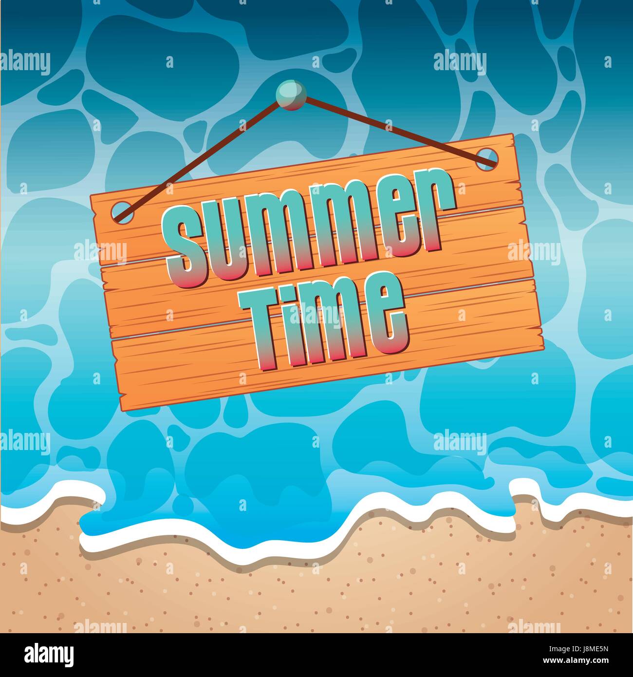 tropical beach vacation image Stock Vector Image & Art - Alamy