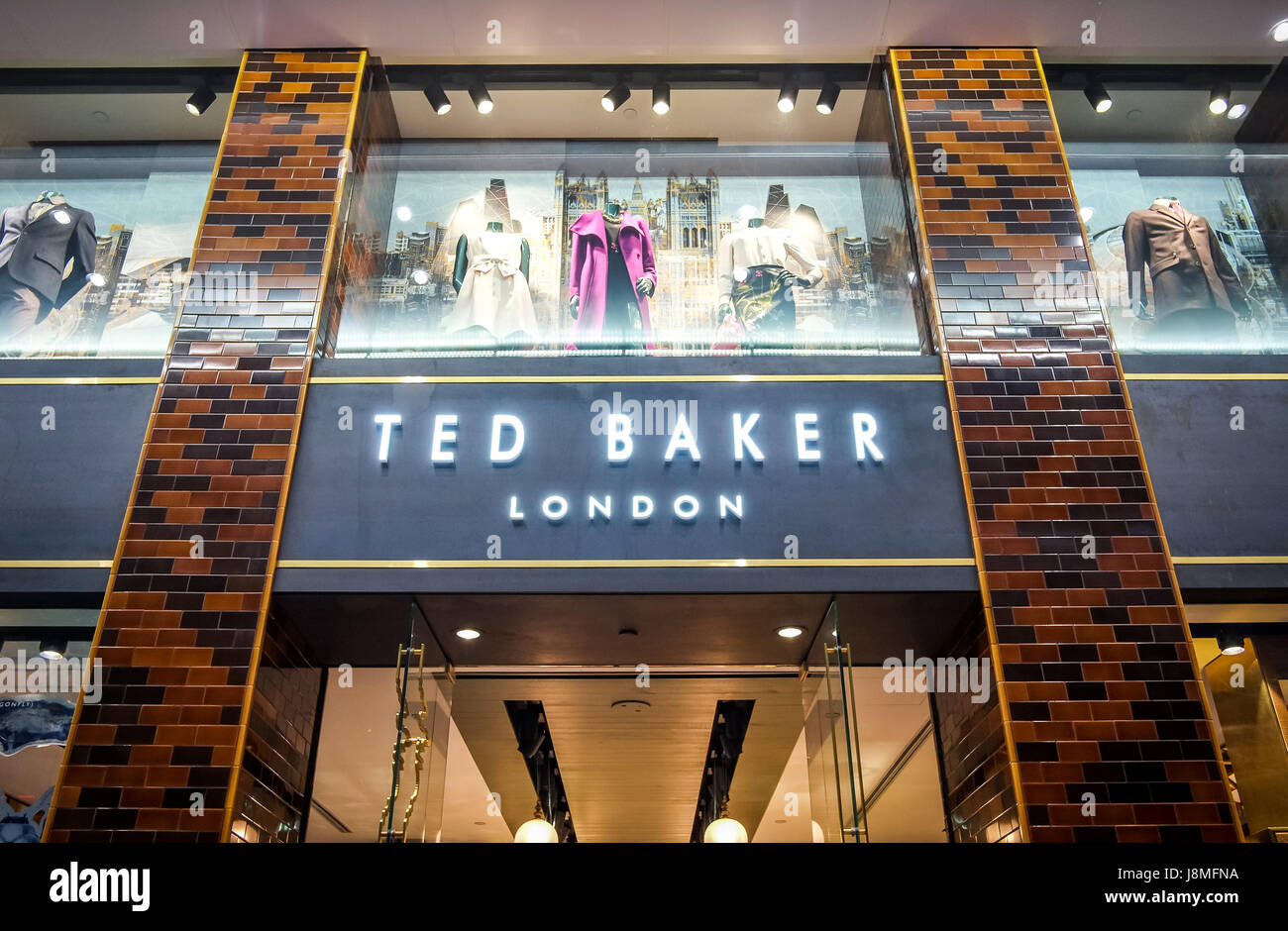Ted Baker of London's flagship store on Paterson St, Causeway Bay Hong Kong Stock Photo Alamy