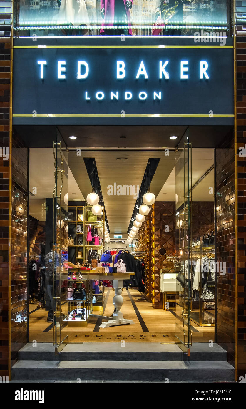 Ted Baker of London's flagship store on Paterson St, Causeway Bay Hong Kong  Stock Photo - Alamy