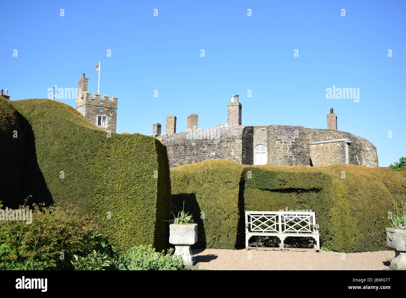 Walmer Castle, Kent Coast Stock Photo