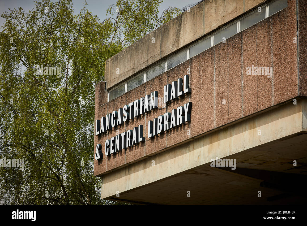 Swinton Library and The Lancastrian Hall a modernist building in