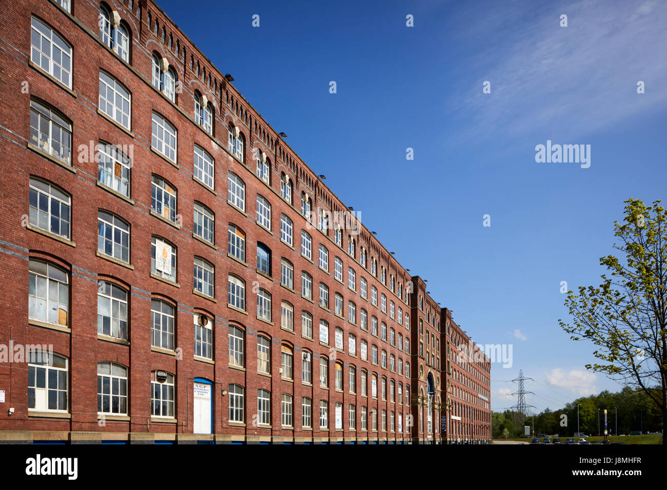 Grade II listed Meadow Mill complex built for T & J Leigh 1880