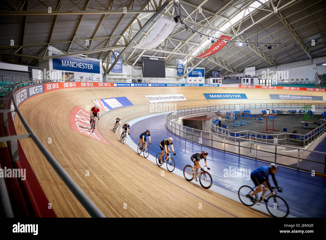 The HSBC UK National Cycling Centre, Manchester Velodrome cycle track