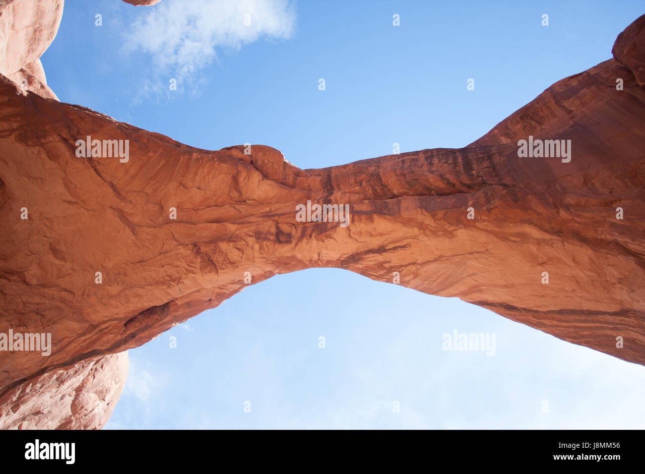 Arches National Park Rock Formation Stock Photo