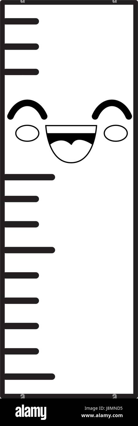 ruler cartoon smiley Stock Vector Image & Art - Alamy