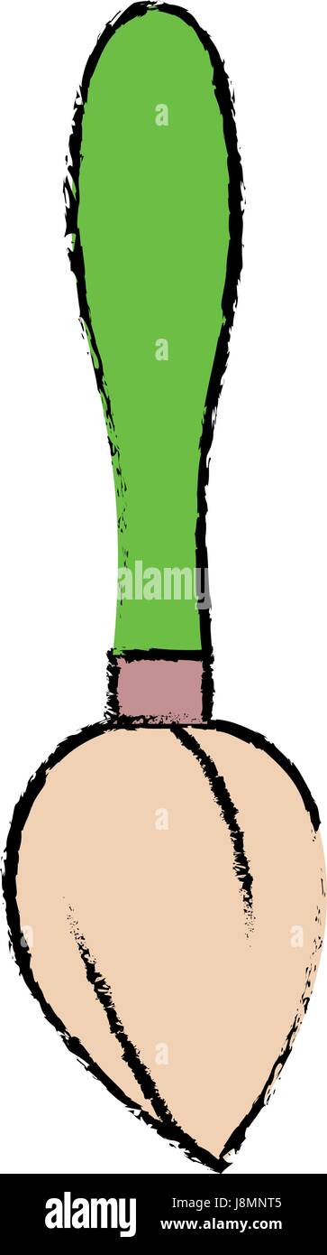 brush paint object Stock Vector Image & Art - Alamy