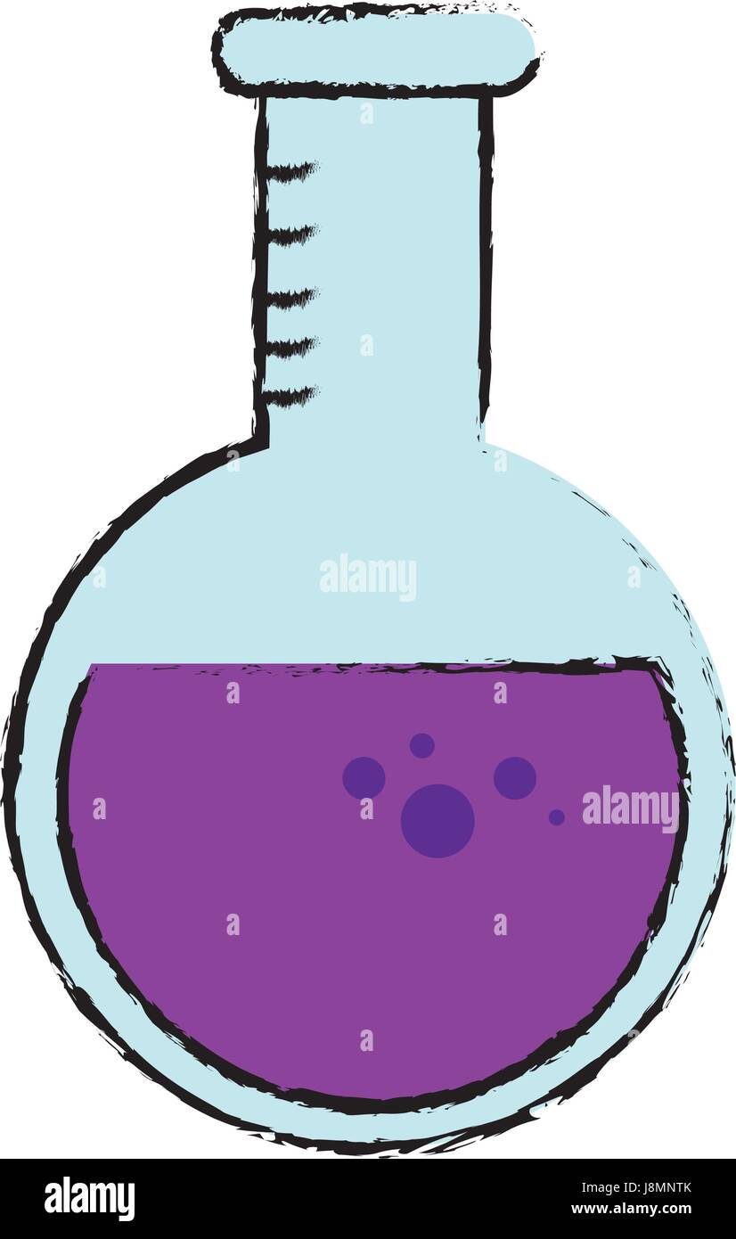 chemistry flask object Stock Vector Image & Art Alamy