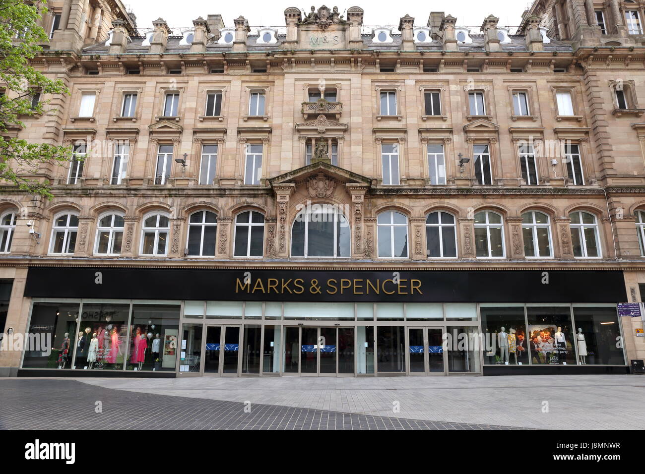 Marks And Spencer Store Front In Liverpool City Centre Stock Photo Alamy