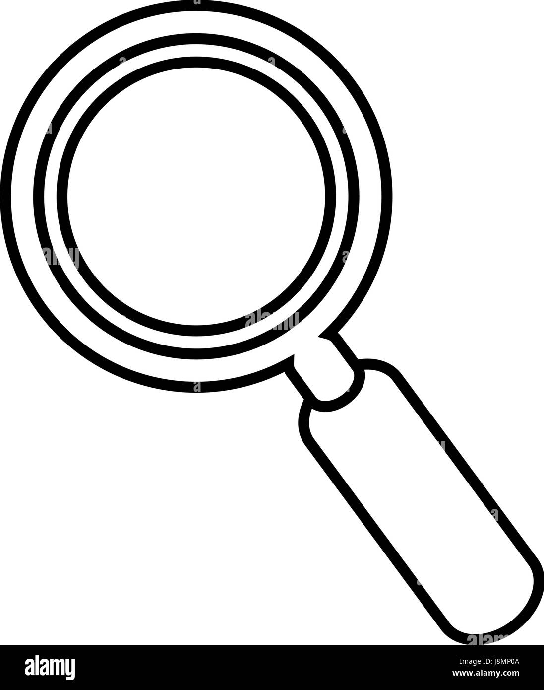 magnifying glass object Stock Vector Image Art Alamy