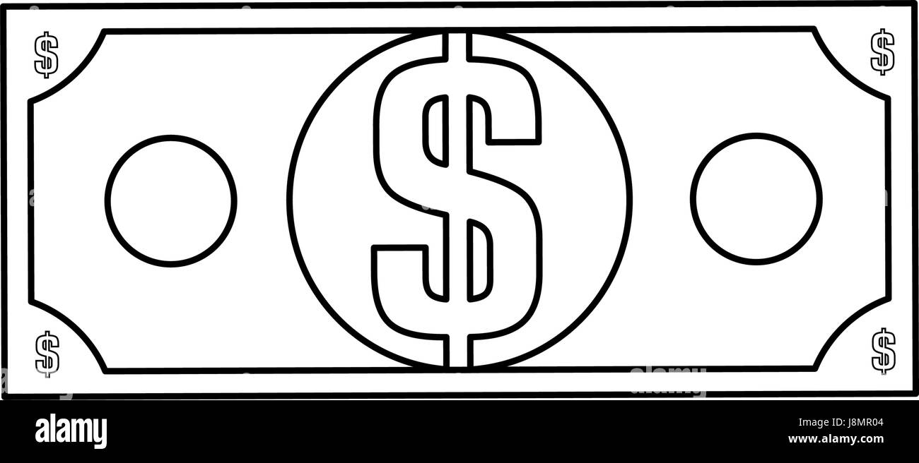 cash money bill Stock Vector Image & Art - Alamy