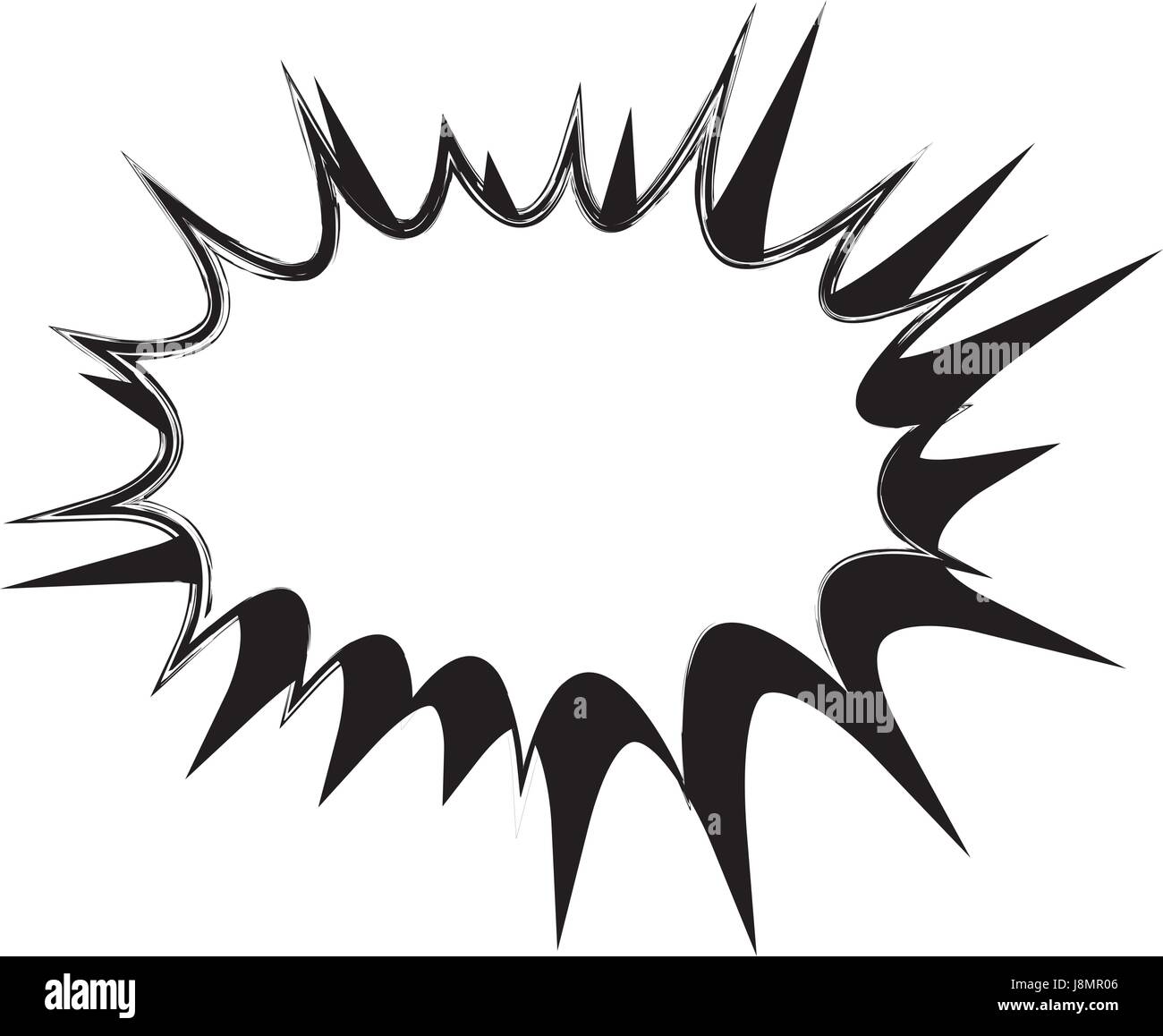 hand draw comic speech bubble Stock Vector Image & Art - Alamy