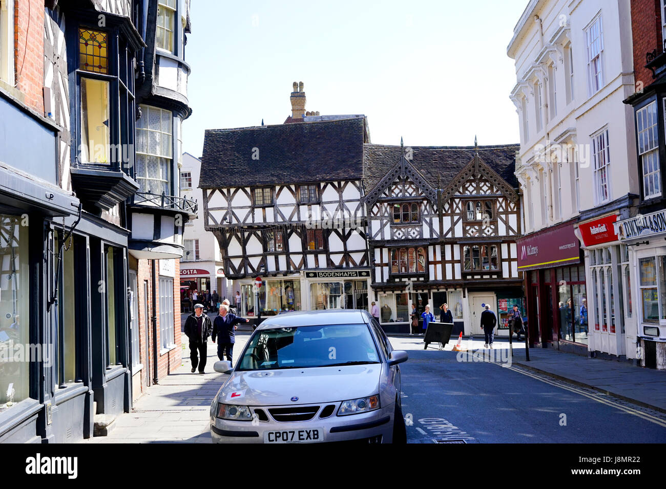 Ludlow medieval market town, Shropshire, UK Stock Photo Alamy