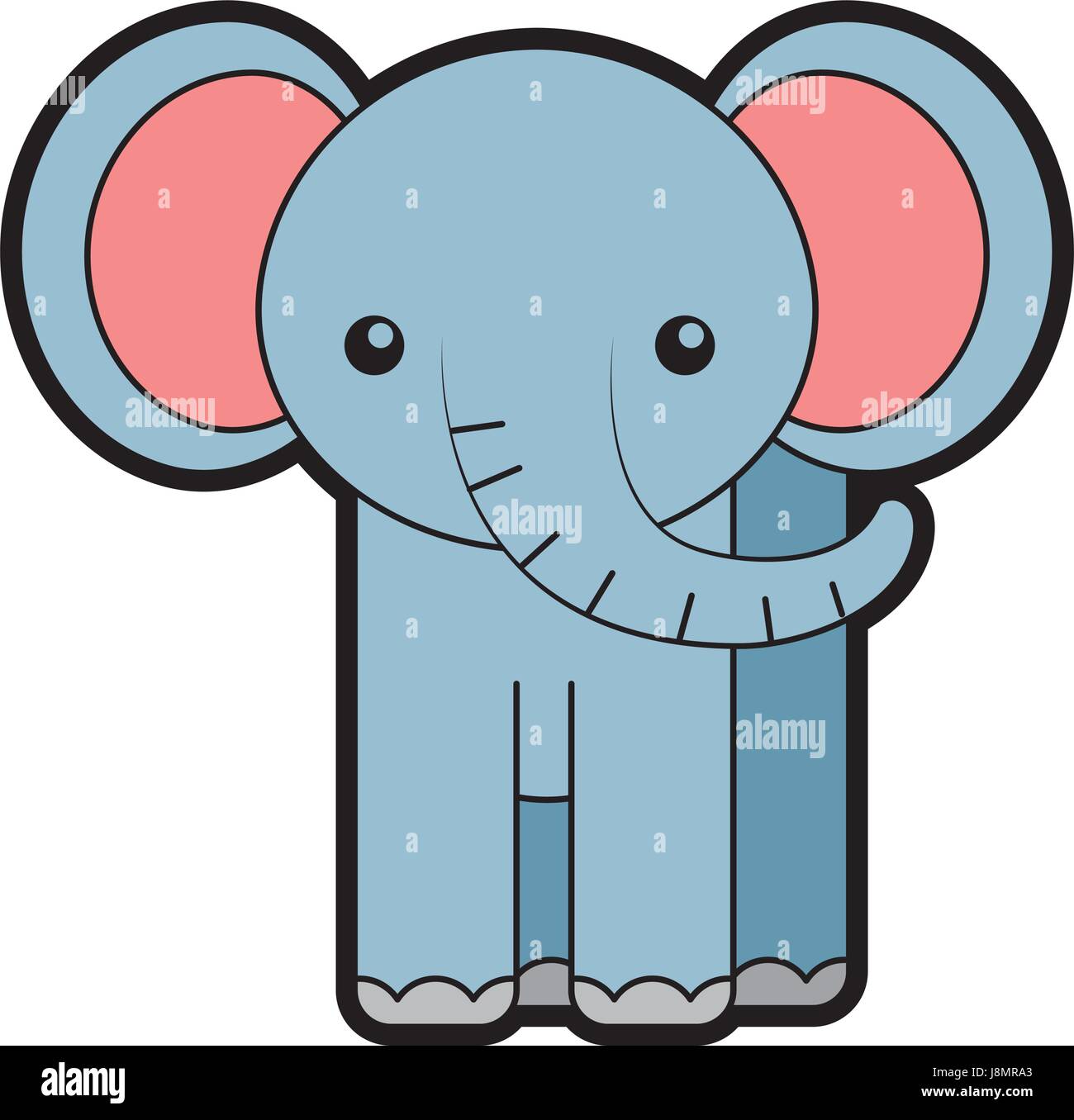 cute elephant cartoon Stock Vector Image & Art - Alamy