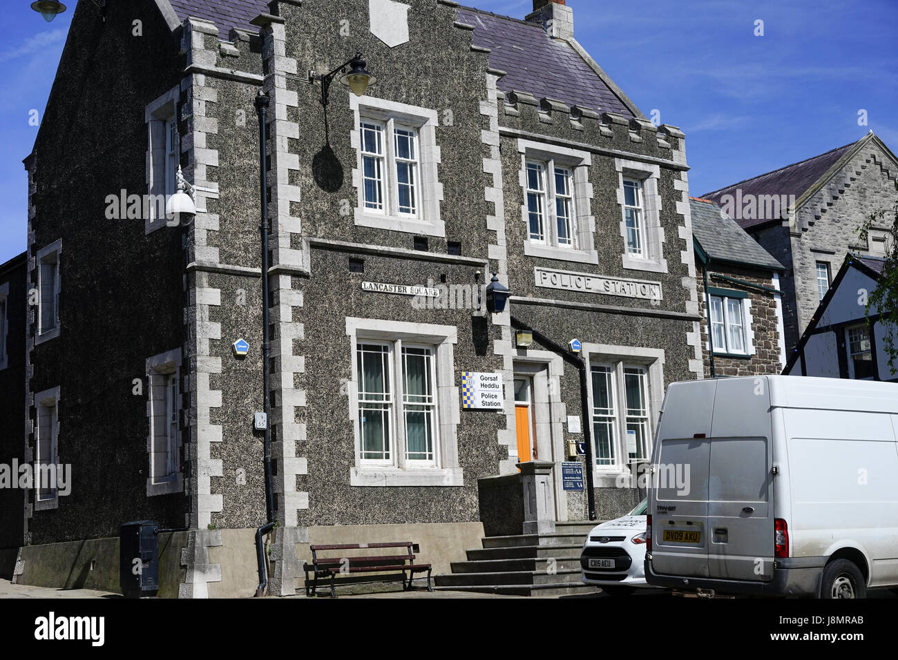 Conwy Police Station, Conwy, North Wales, UK. Stock Photo
