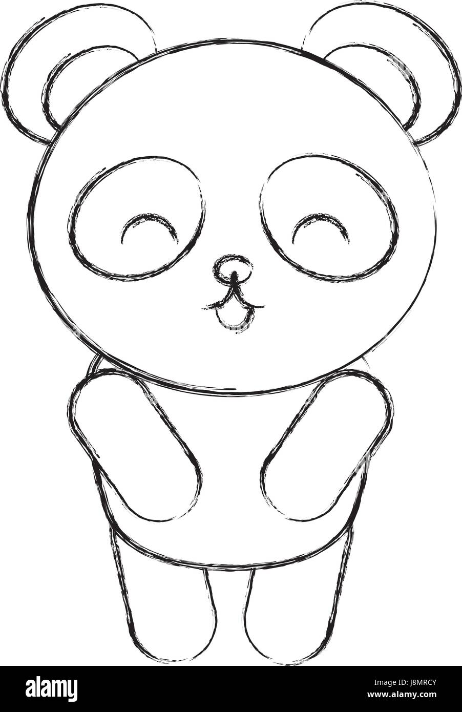 Cute Panda Drawing in MS Paint | MS Paint Cartoon Panda Drawing in MS Pa...  : r/mspaint