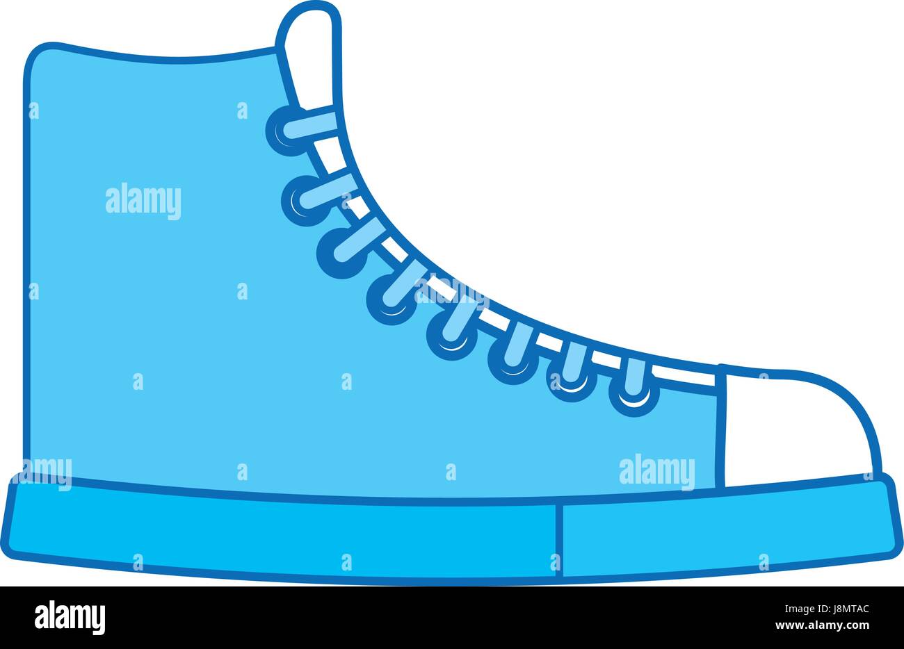 blue icon boot cartoon Stock Vector Image & Art Alamy