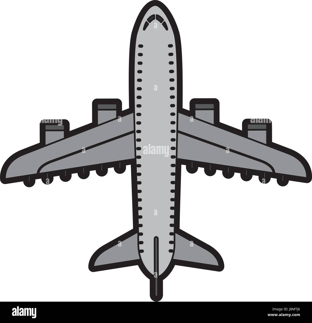 flat airplane cartoon Stock Vector Image & Art - Alamy