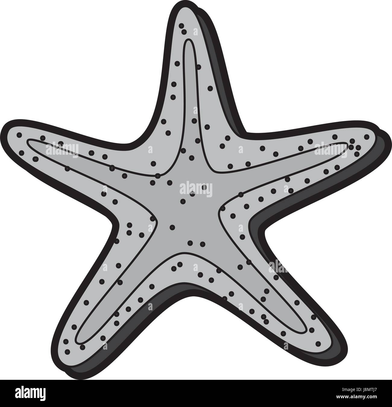 flat starfish cartoon Stock Vector Image & Art - Alamy
