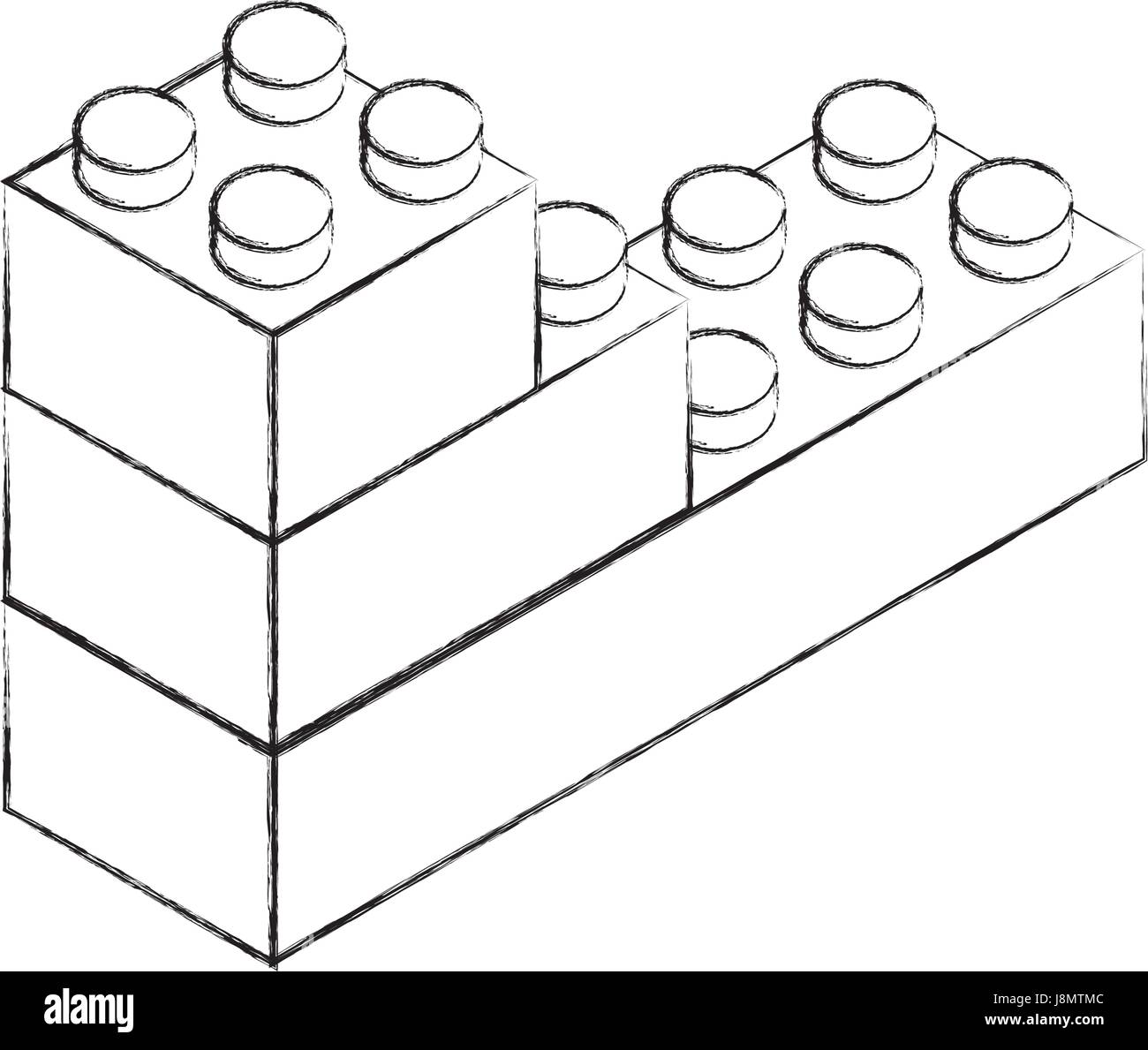 toy building block bricks Stock Vector Image & Art Alamy