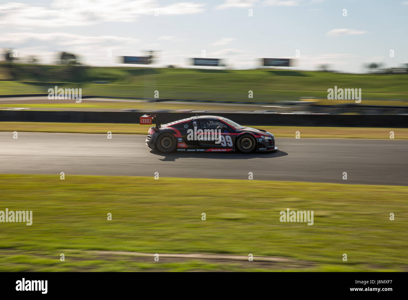 Sydney Motorsport Park, Australia. 28th May 2017.  Nick Kelly and the Industrie Clothing R8. Anthony Bolack/Alamy Live News Stock Photo