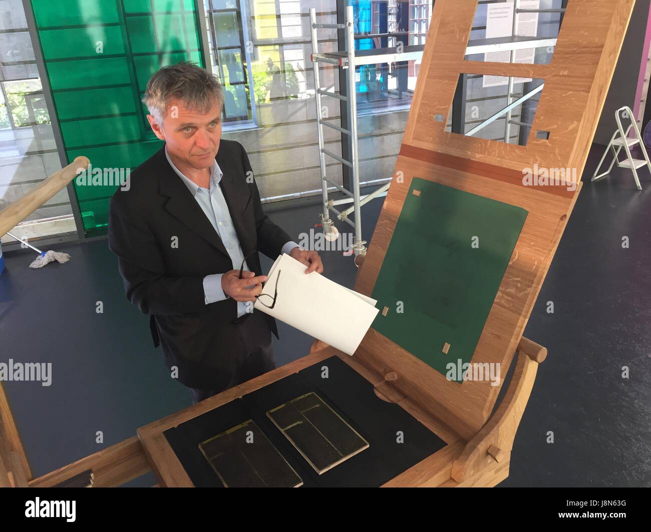 Geneva, Switzerland. 29th May, 2017. Museum director Gabriel de