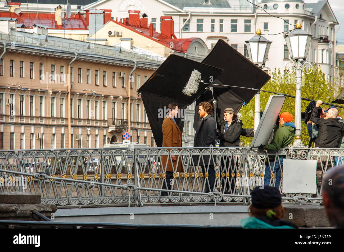 RUSSIA, SAINT-PETERSBURG - MAY 26, 2017. Actor Keanu Rivz starred in a ...