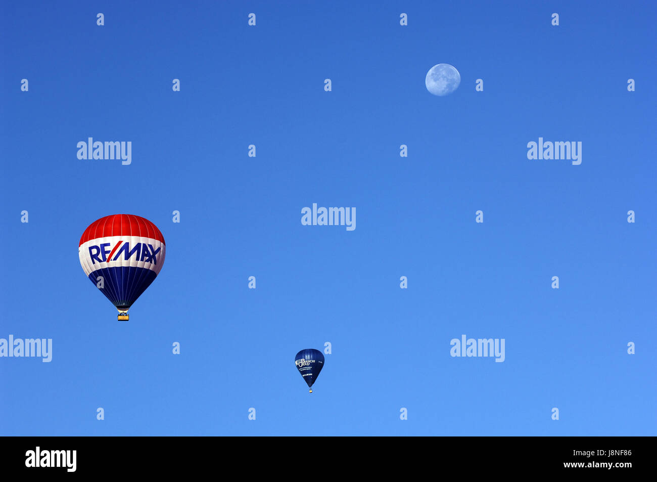 Bunch of Hot Air Balloon Competition, Italy Stock Photo Alamy