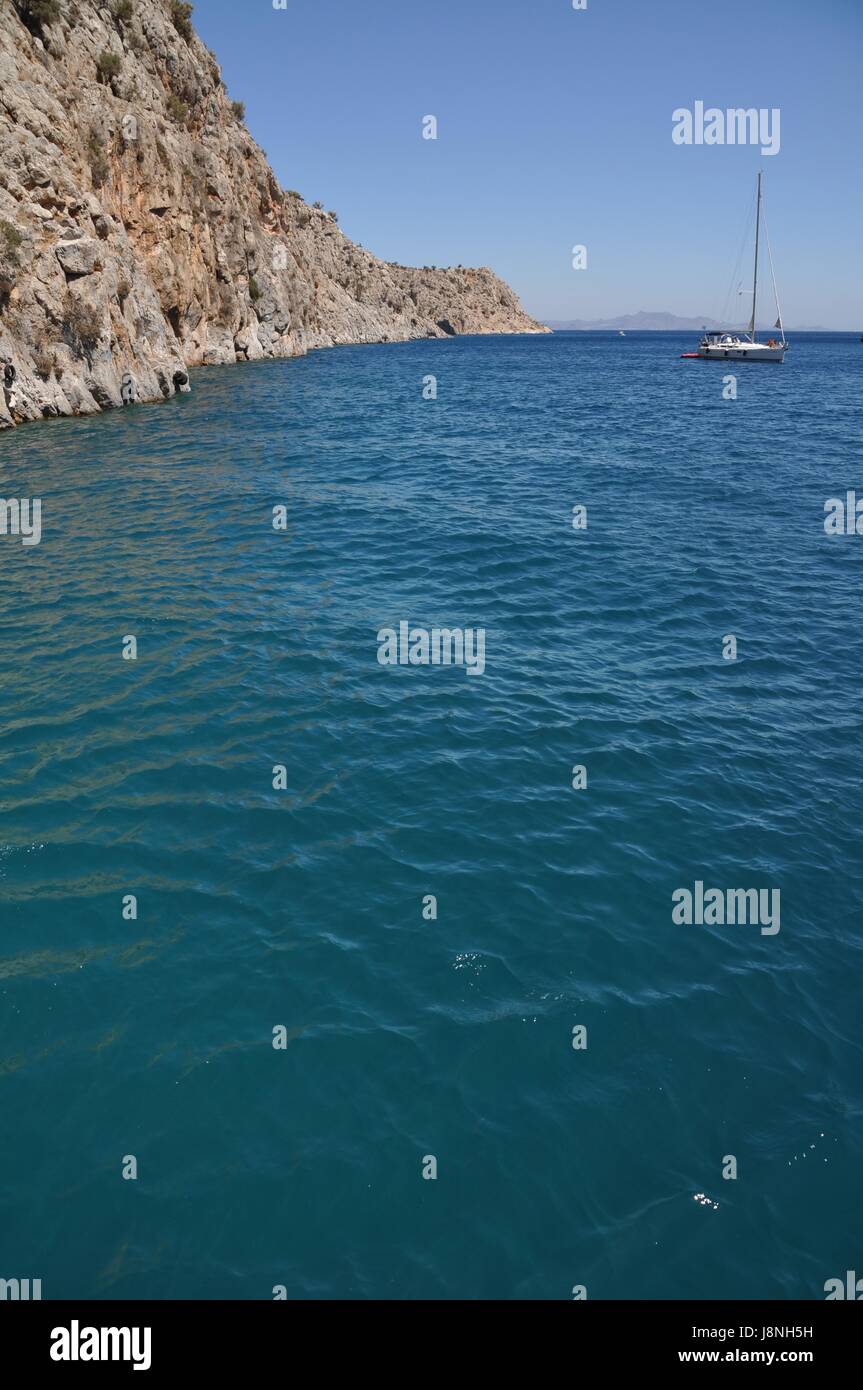 greece, greek, island, salt water, sea, ocean, water, isle, blue