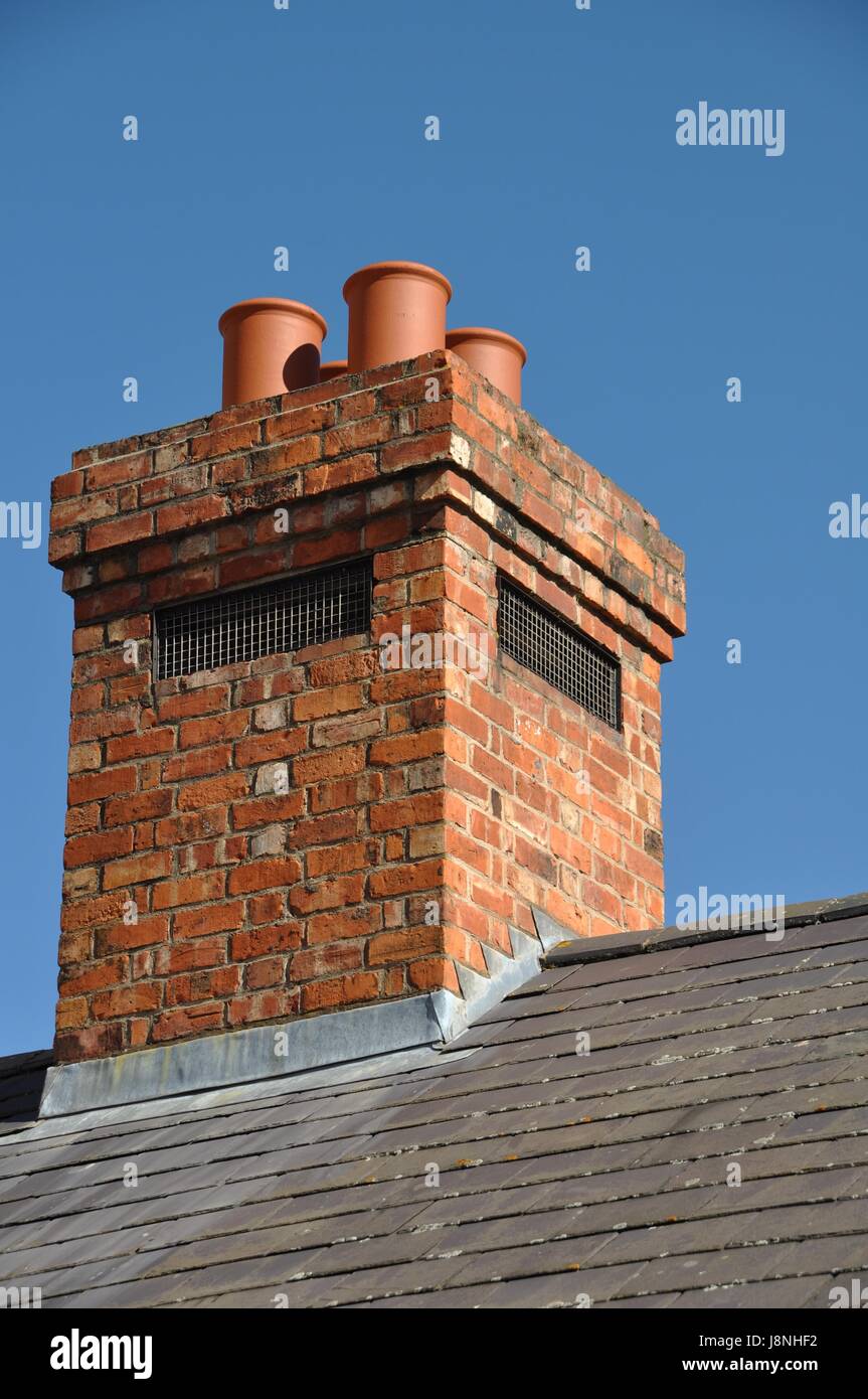 House Building Brick Fireplace Stove Tile Tiled Chimney