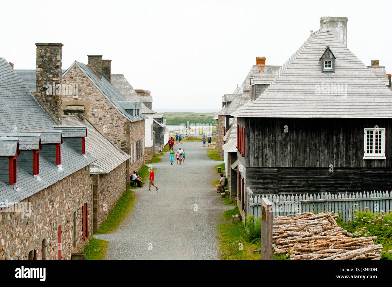 Fort Louisbourg Nova Scotia Canada Stock Photo Alamy