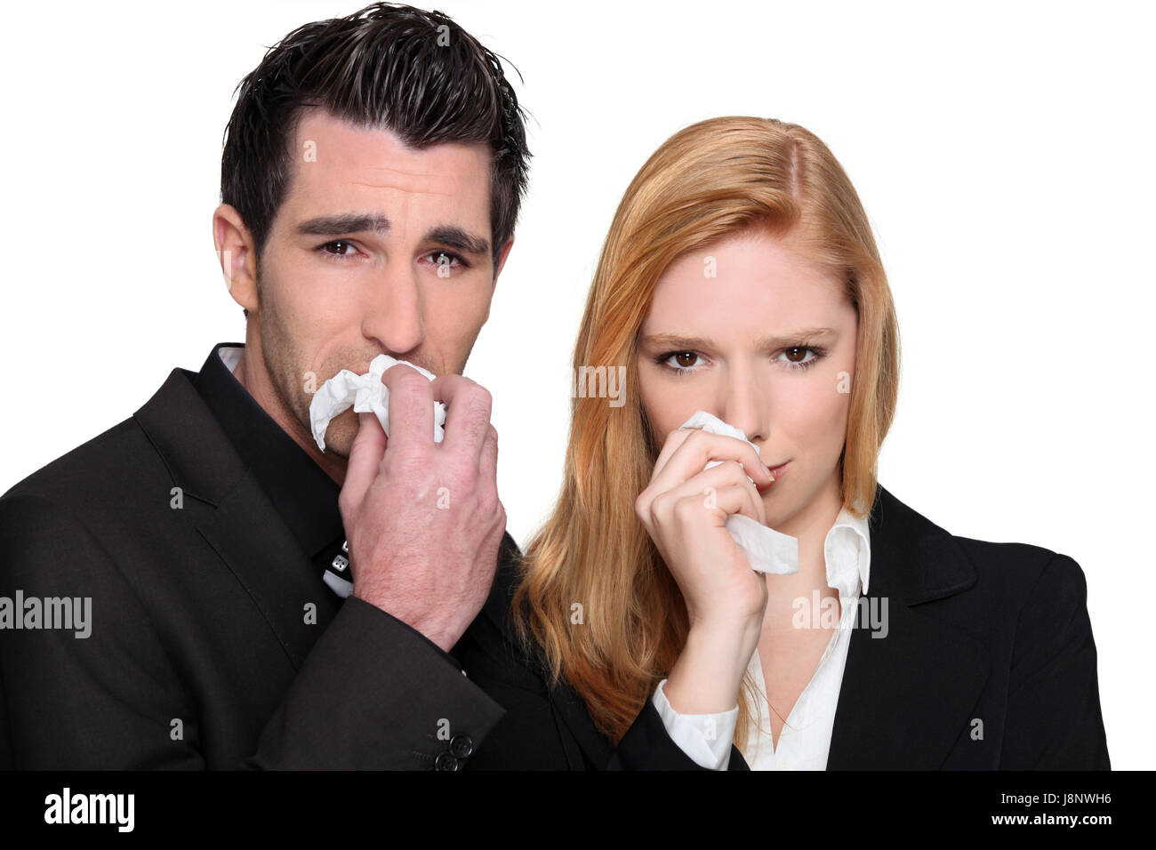 beautiful, beauteously, nice, blank, european, caucasian, cold, catarrh, adult, Stock Photo