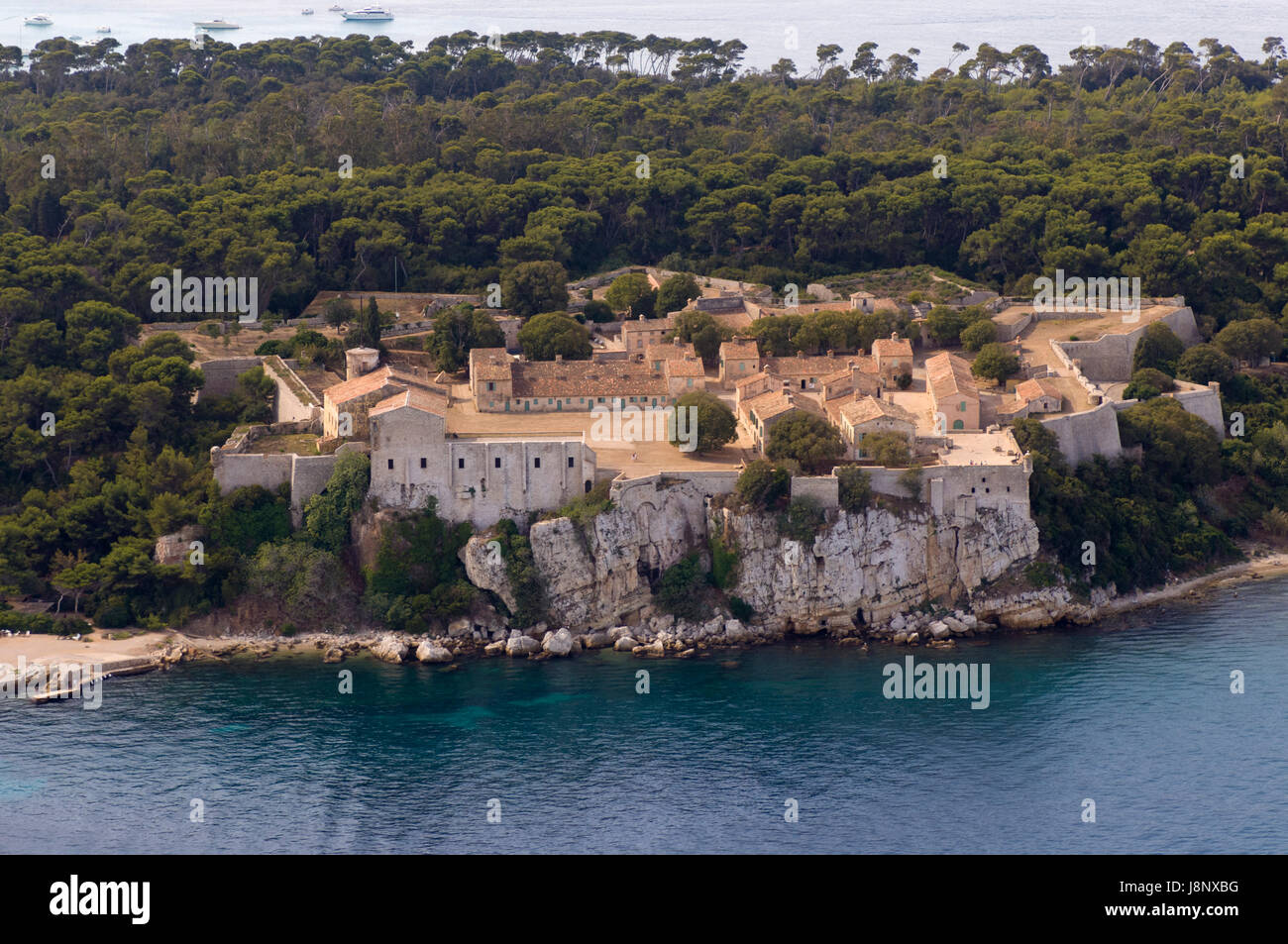 Ile SainteMarguerite, Iles de Lerins, View from Helicopter, Cote d
