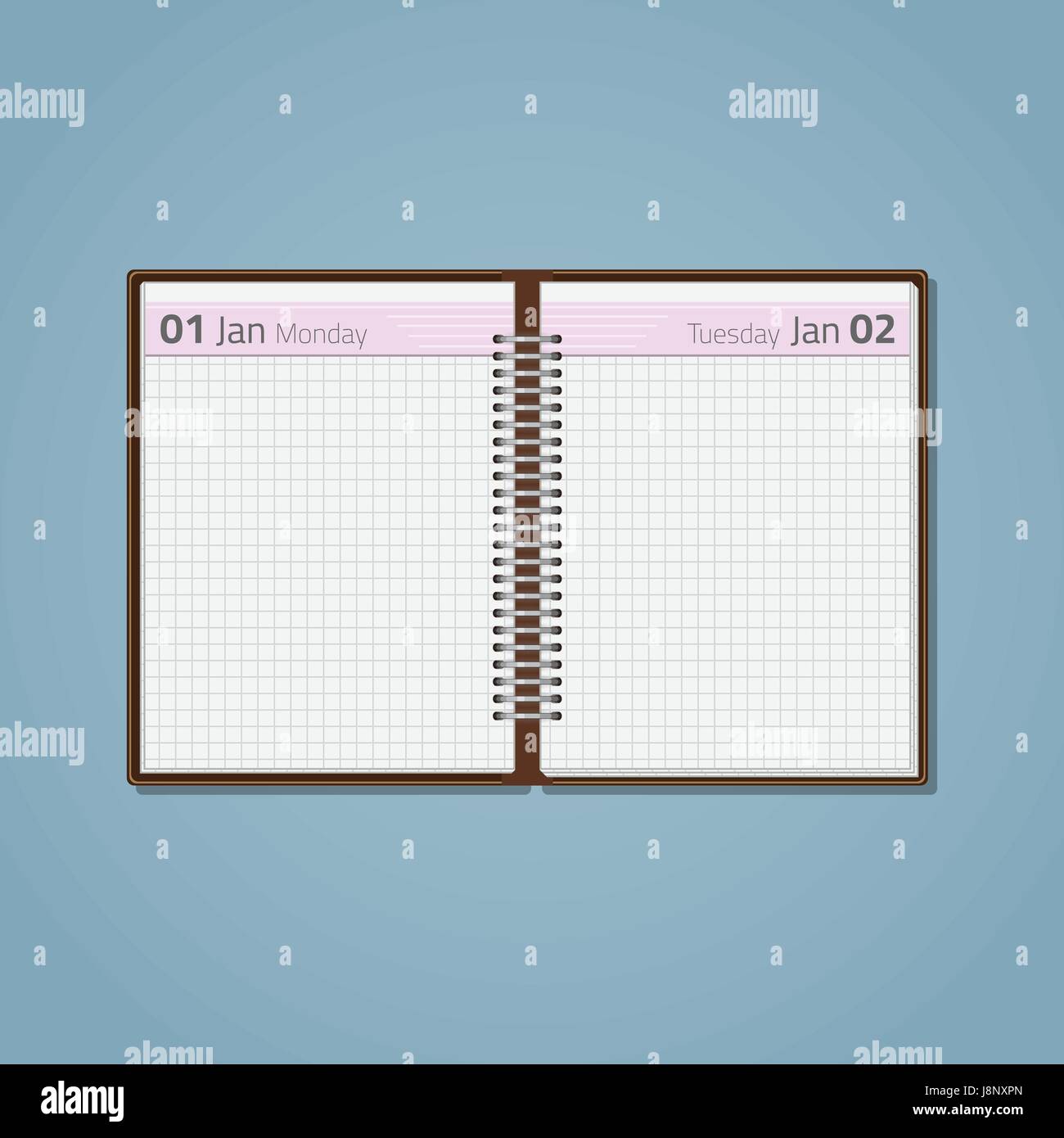 Diary cover Stock Vector Images Alamy