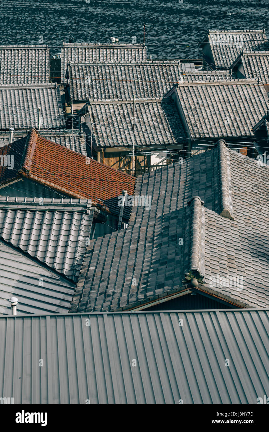 Tiled roofs Stock Photo
