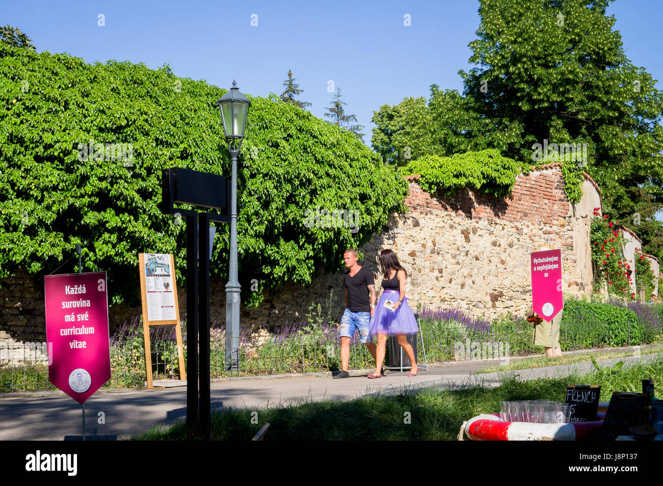 Prague Food Festival Stock Photo Alamy