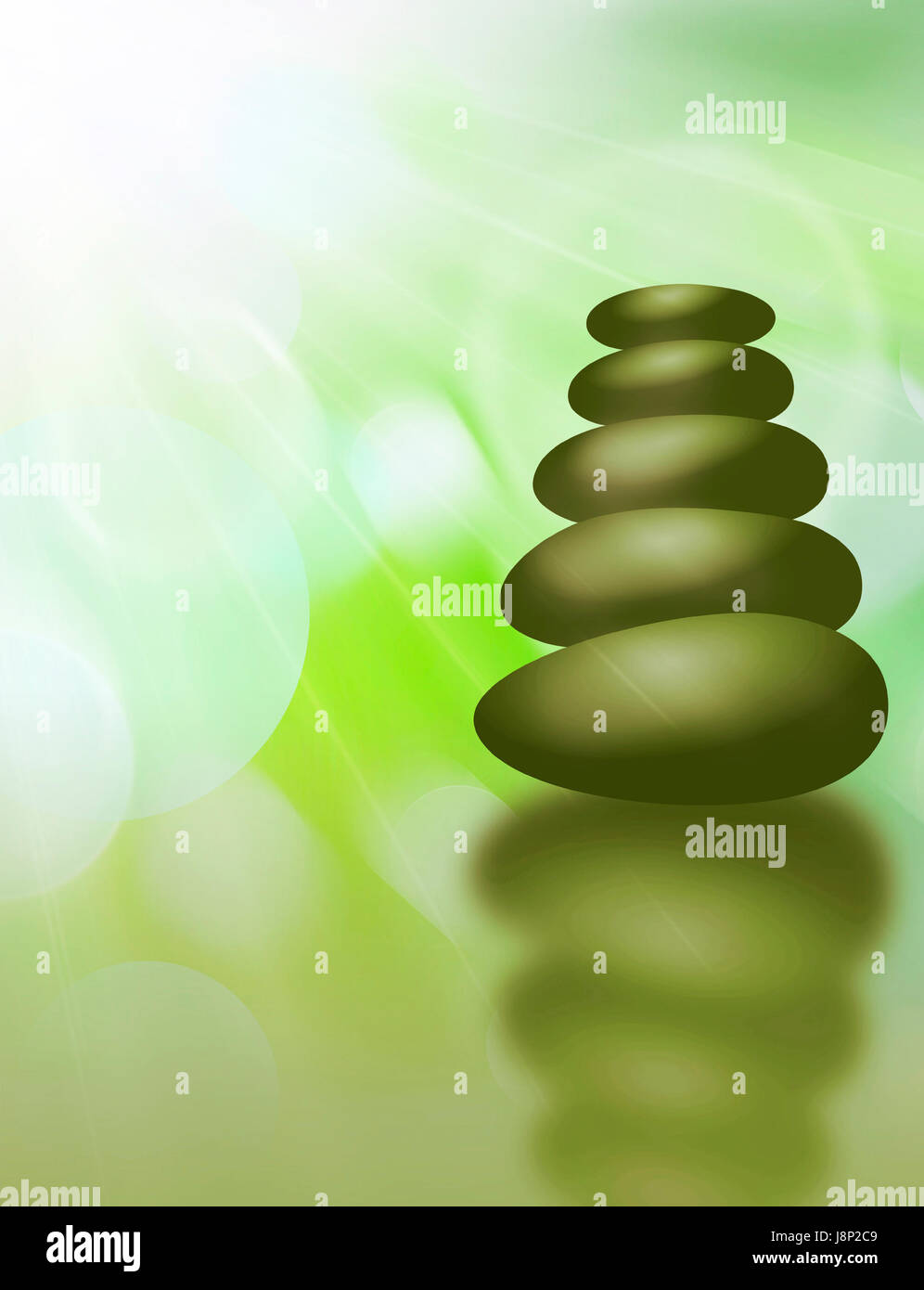 zen stones graphic Stock Photo Alamy