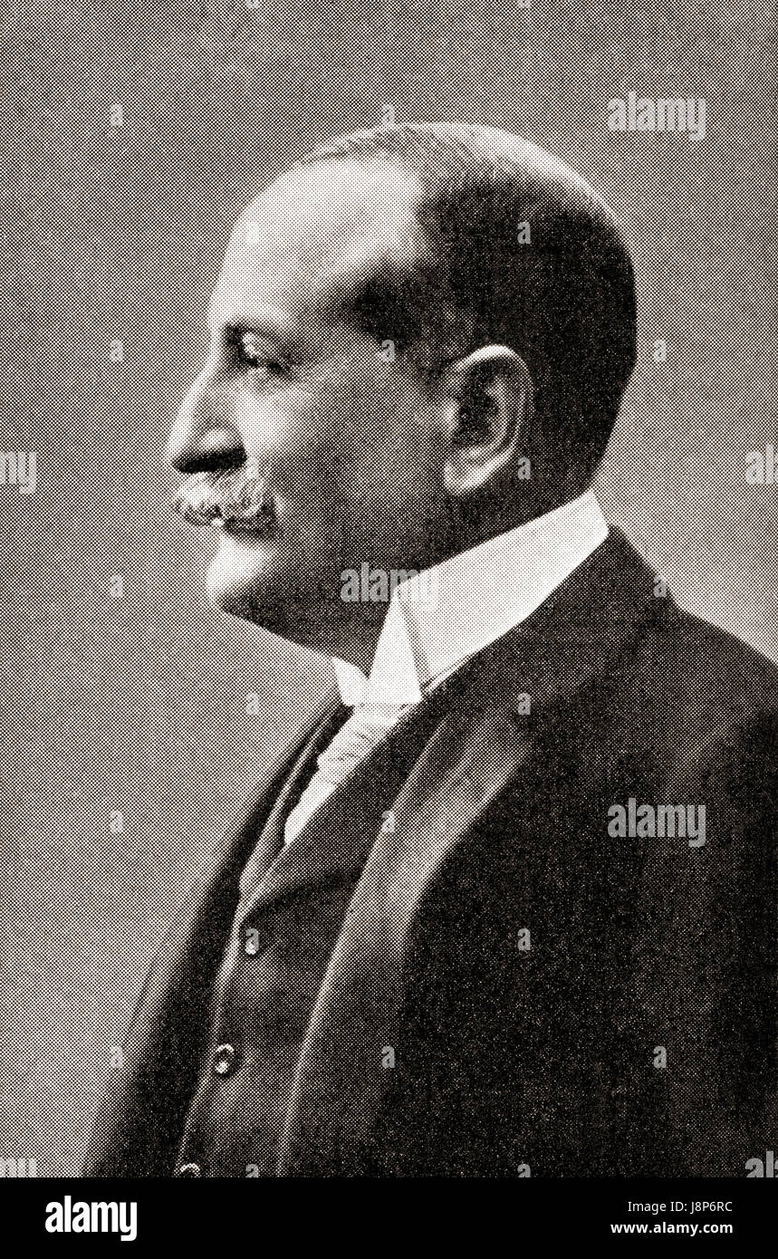 Take or Tache Ionescu, aka Demetriu G. Ionnescu, 1858 – 1922.   Romanian centrist politician, journalist, lawyer, author and diplomat.   From Hutchinson's History of the Nations, published 1915. Stock Photo