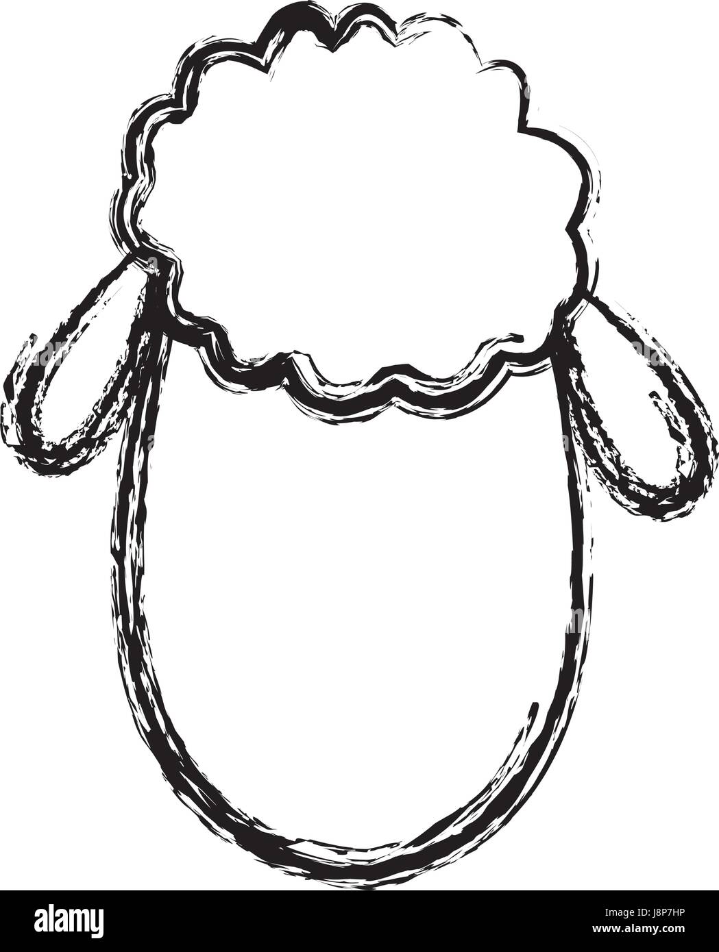 cute sheep manger character image Stock Vector Image & Art - Alamy