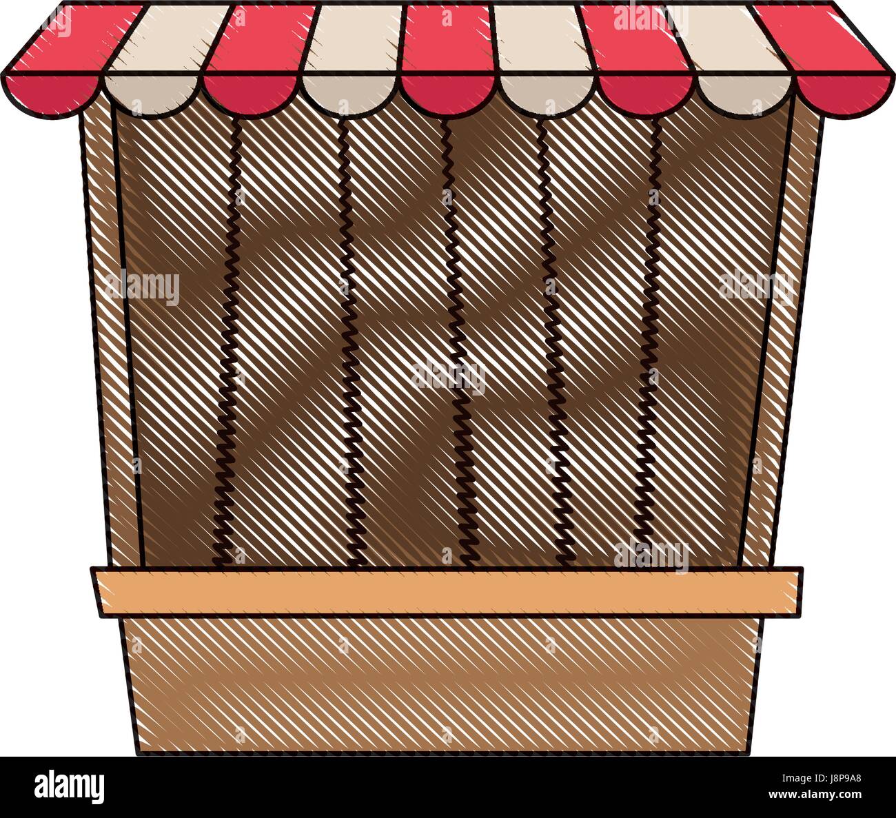 carnival fair booth game exterior image Stock Vector Image & Art - Alamy