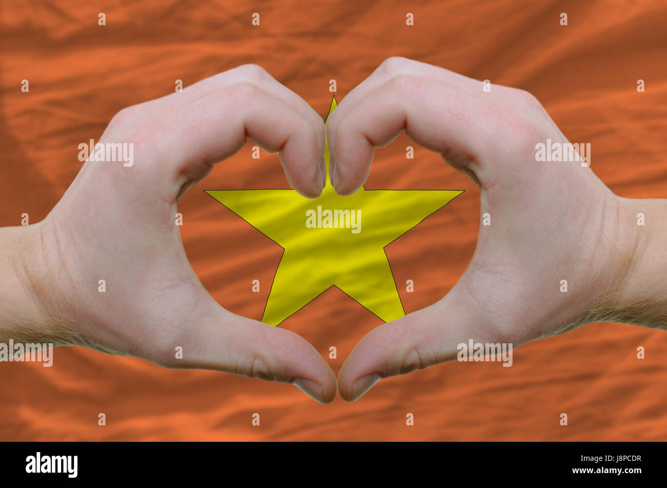 gesture, flag, national, country, nation, patriot, heart, gesture, hand ...