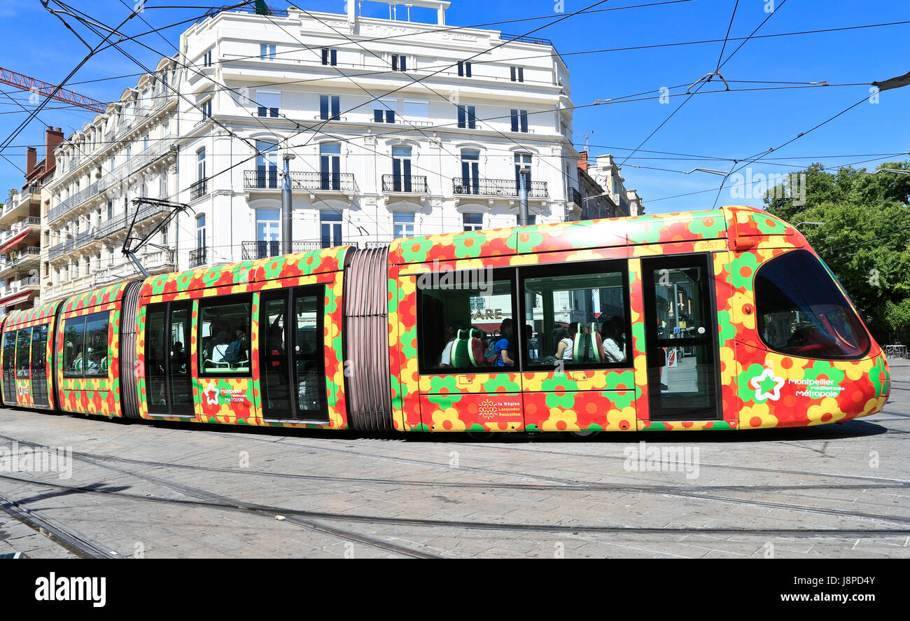 Tramway Line Two Montpellier Languedoc Roussillon France Stock Photo Alamy Tramway Line Two Montpellier Languedoc Roussillon France Stock Photo Alamy