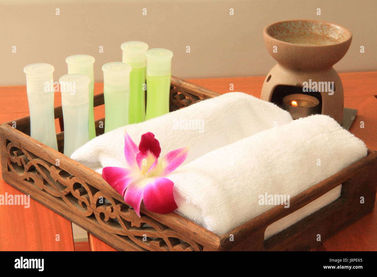 bloom, blossom, flourish, flourishing, towel, spa, wellness, macro, close-up, Stock Photo