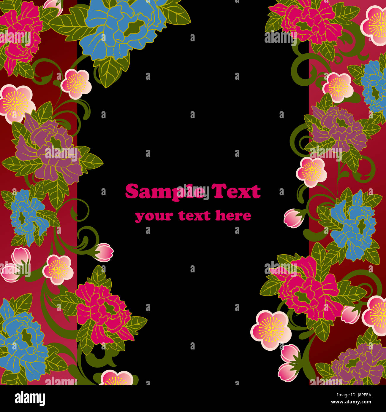 bloom, blossom, flourish, flourishing, illustration, japanese, asian