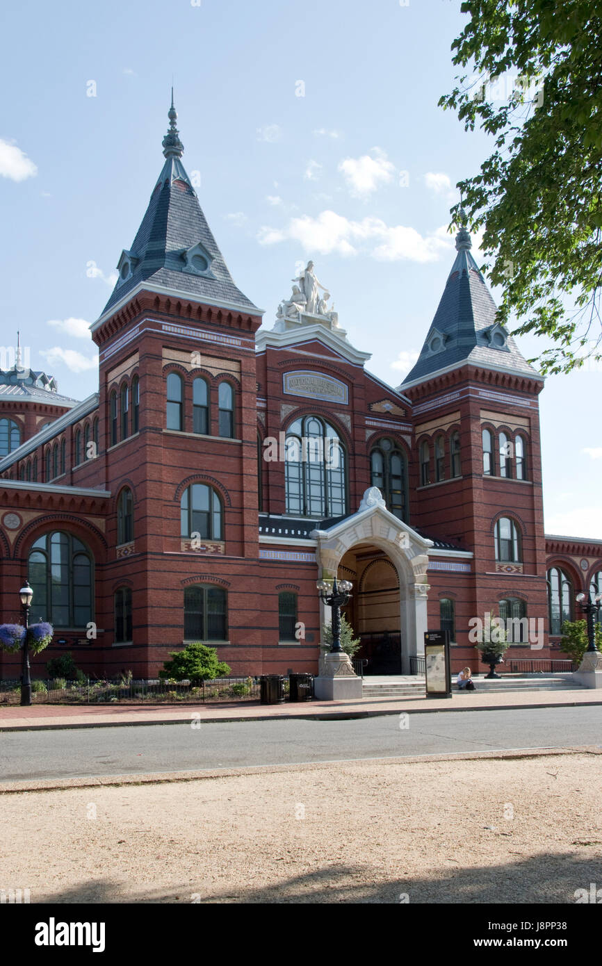 The Arts and Industries Building is the second oldest of the