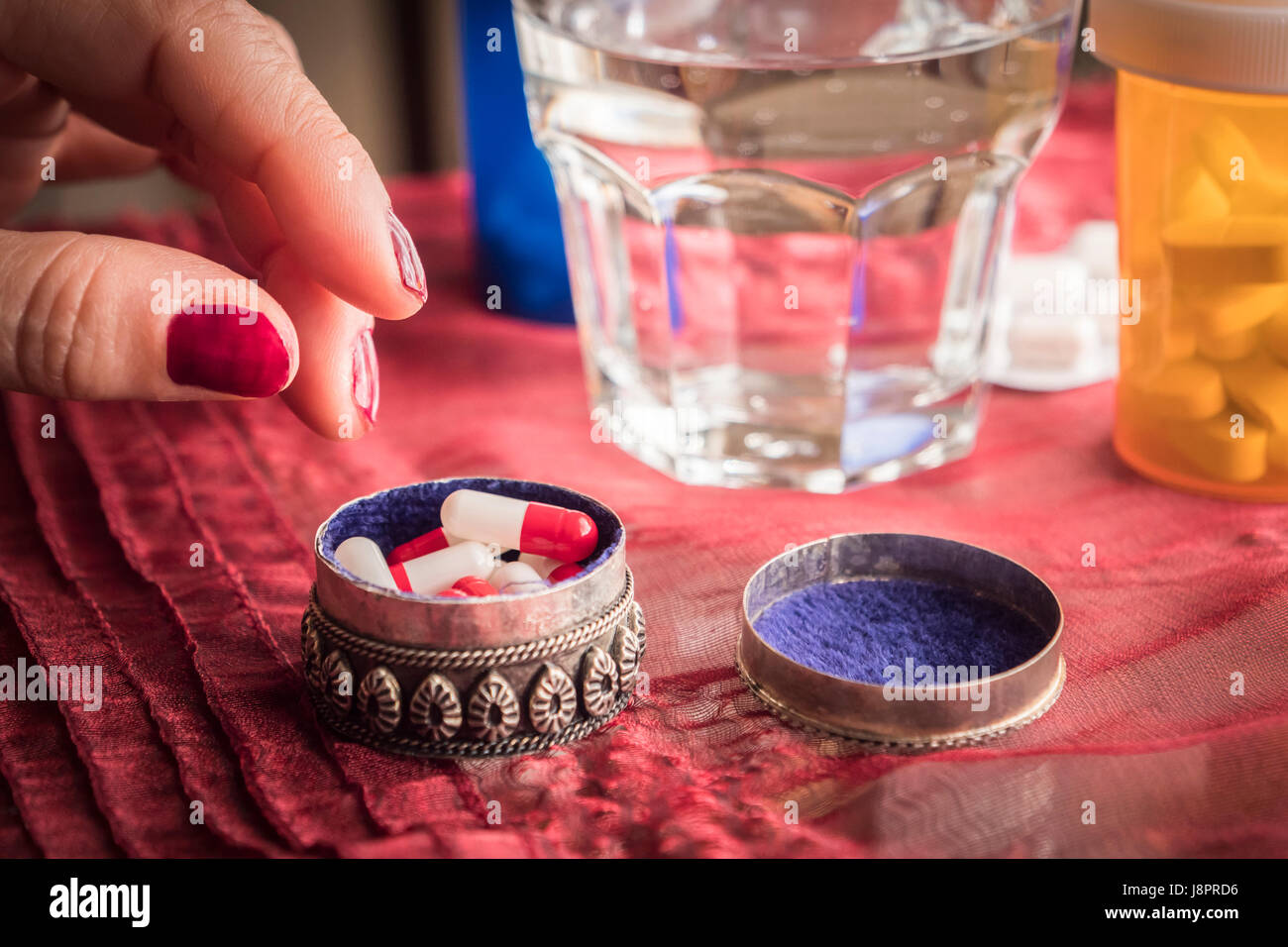 Pillbox antique hires stock photography and images Alamy